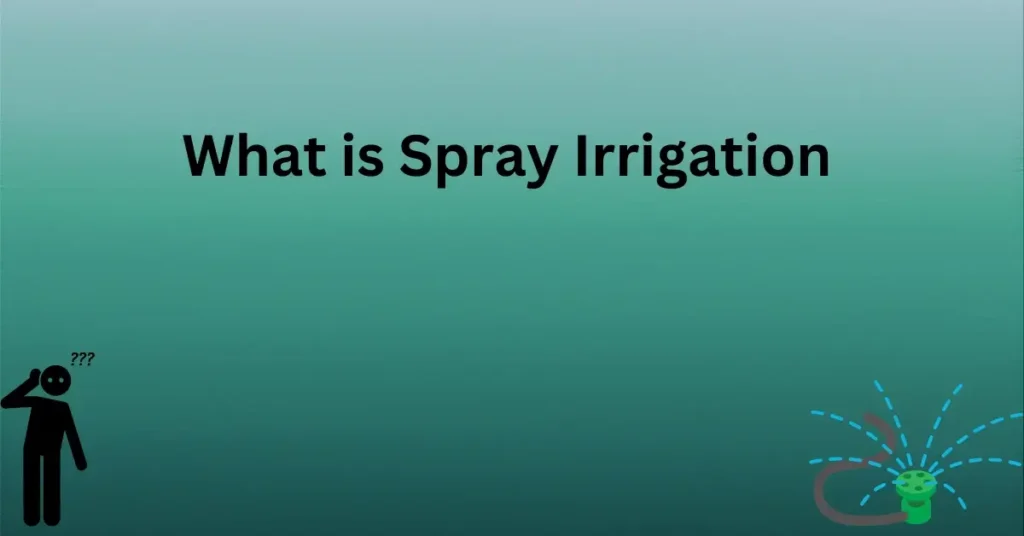 What is Spray Irrigation